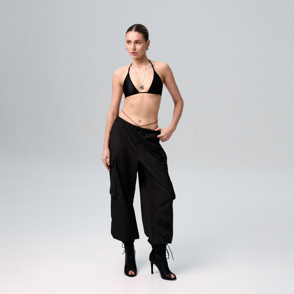 Черные штаны карго - 3