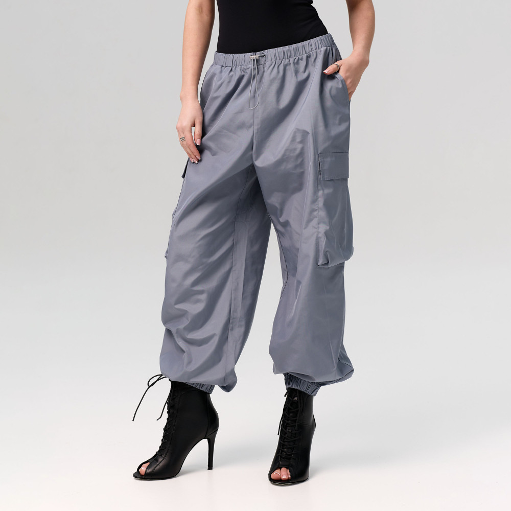 Серые штаны карго - 1