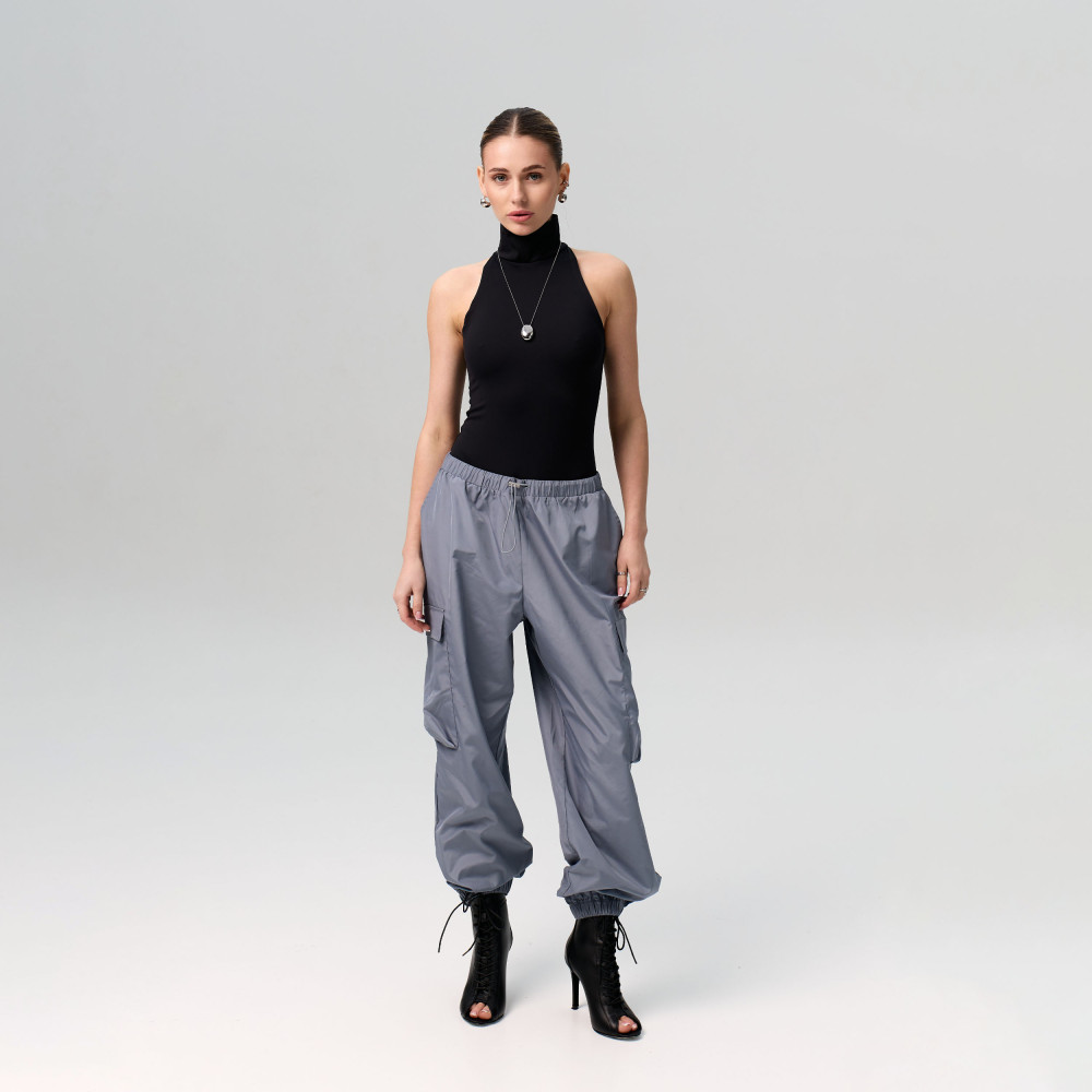 Серые штаны карго - 3