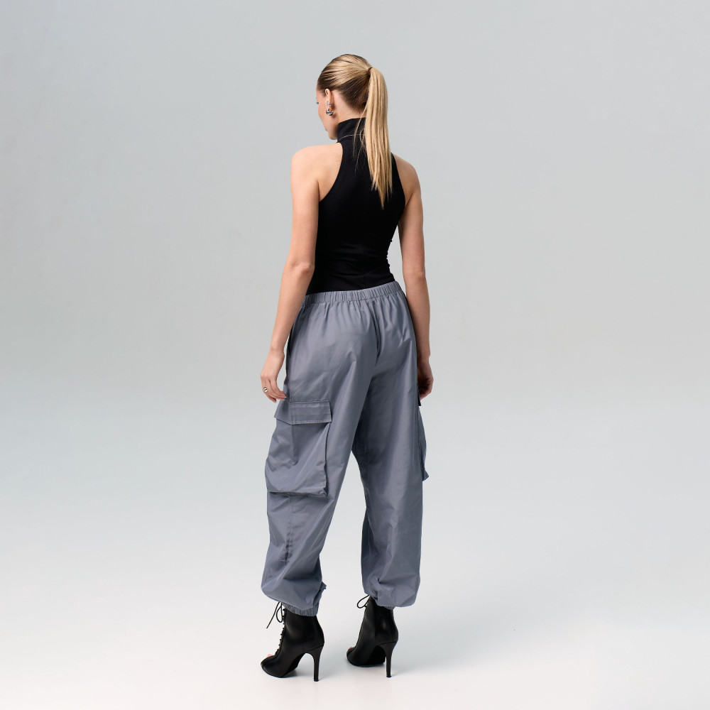 Серые штаны карго - 4