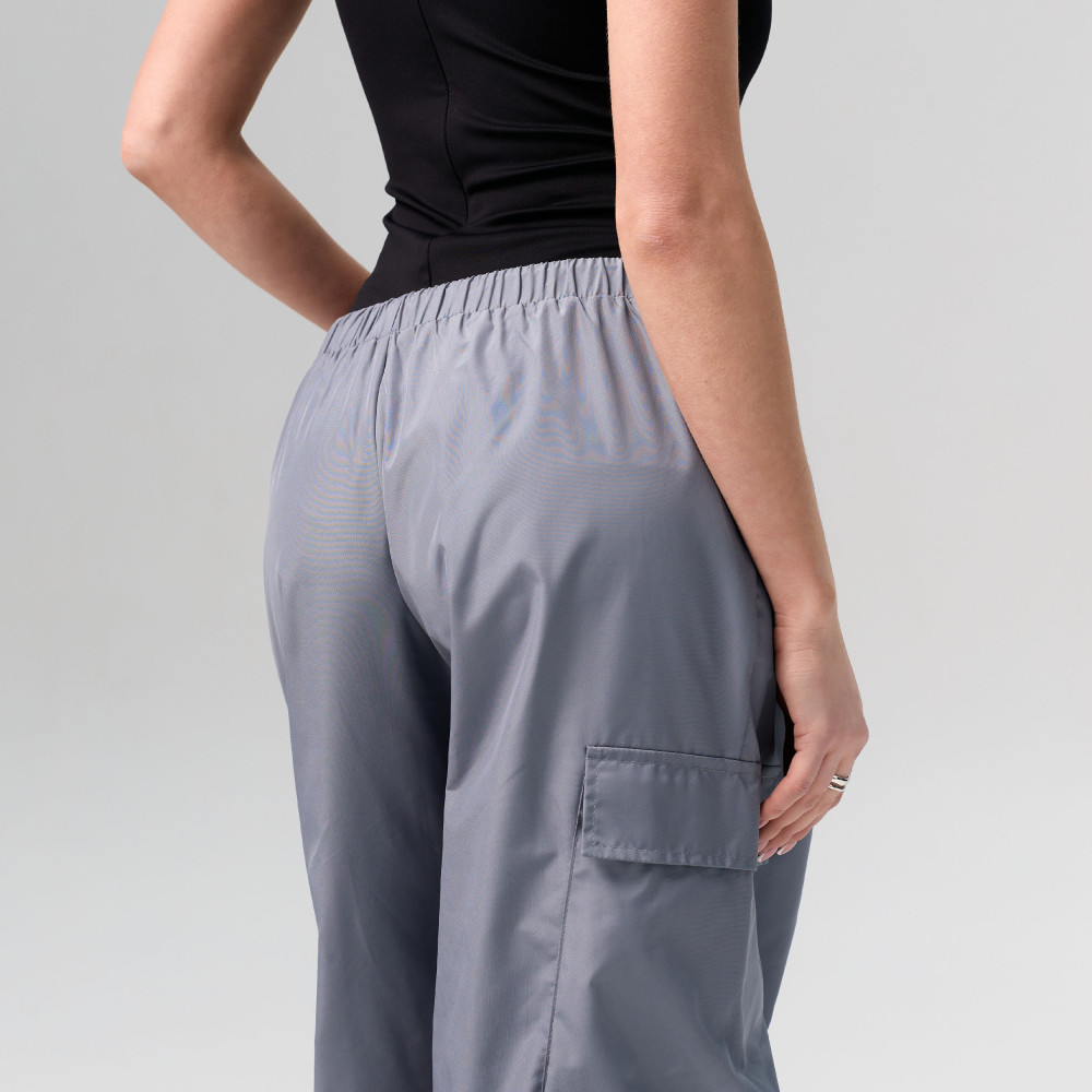 Серые штаны карго - 6