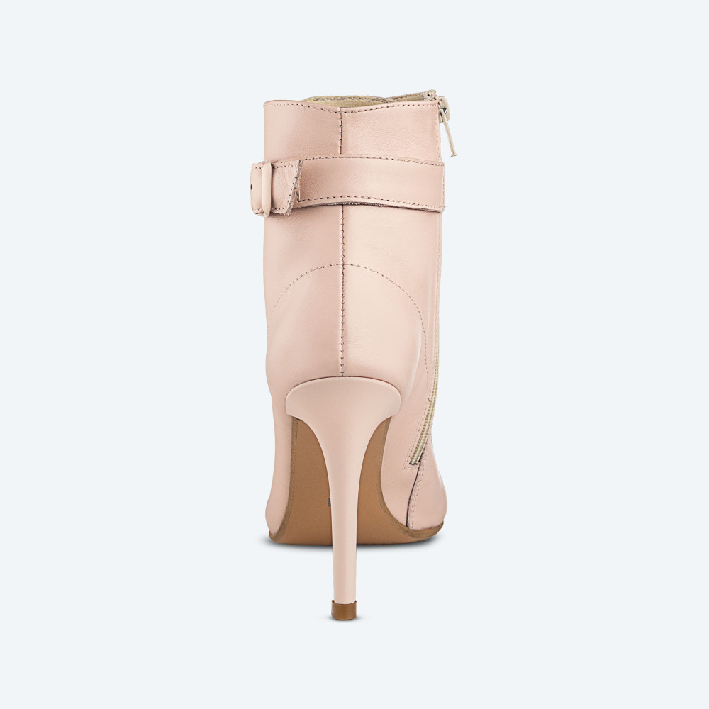 Blush Blossoms – хілси з натуральної шкіри з подвійною фіксацією (9 см) - 3